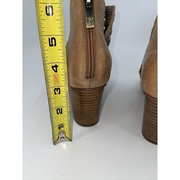 Donald Pliner Black Jacqi Woven Open Toe Booties Sz 9 - Picture 10 of 10